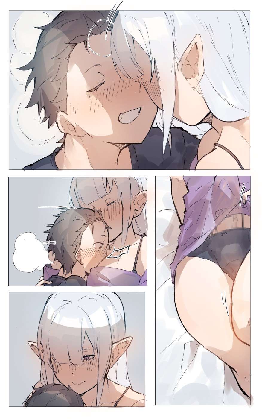 [Angel] Subaru x Emilia and Rem New Year 2025 (Re:Zero kara Hajimeru Isekai Seikatsu)