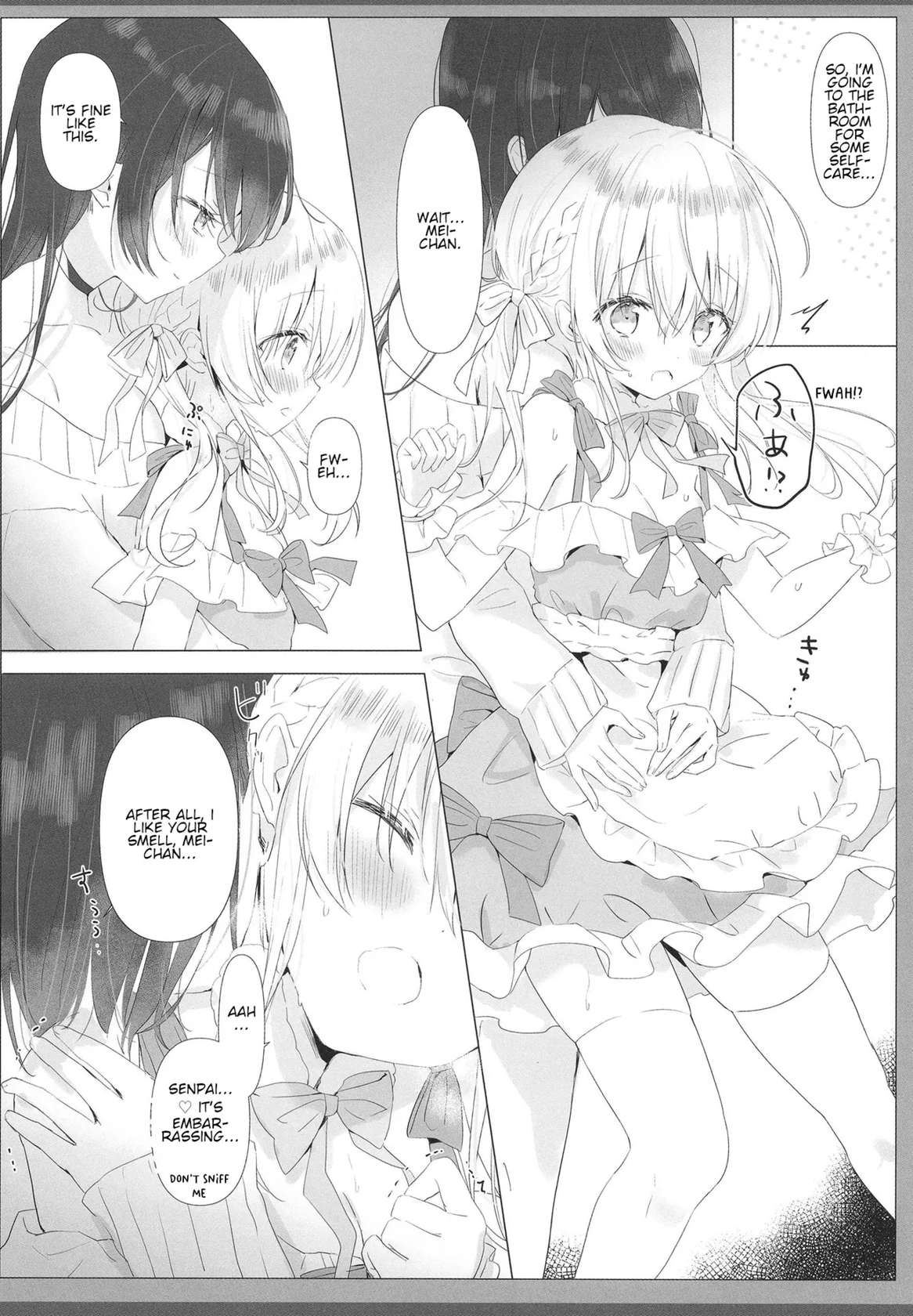 [Ame Usagi (Amedamacon)] Kouhaichan no Yuwaku Meido Gohoshi Hen | Kouhai-chan's Seduction ~Maid Service Chapter~ [English] [Lolitist] [Digital]