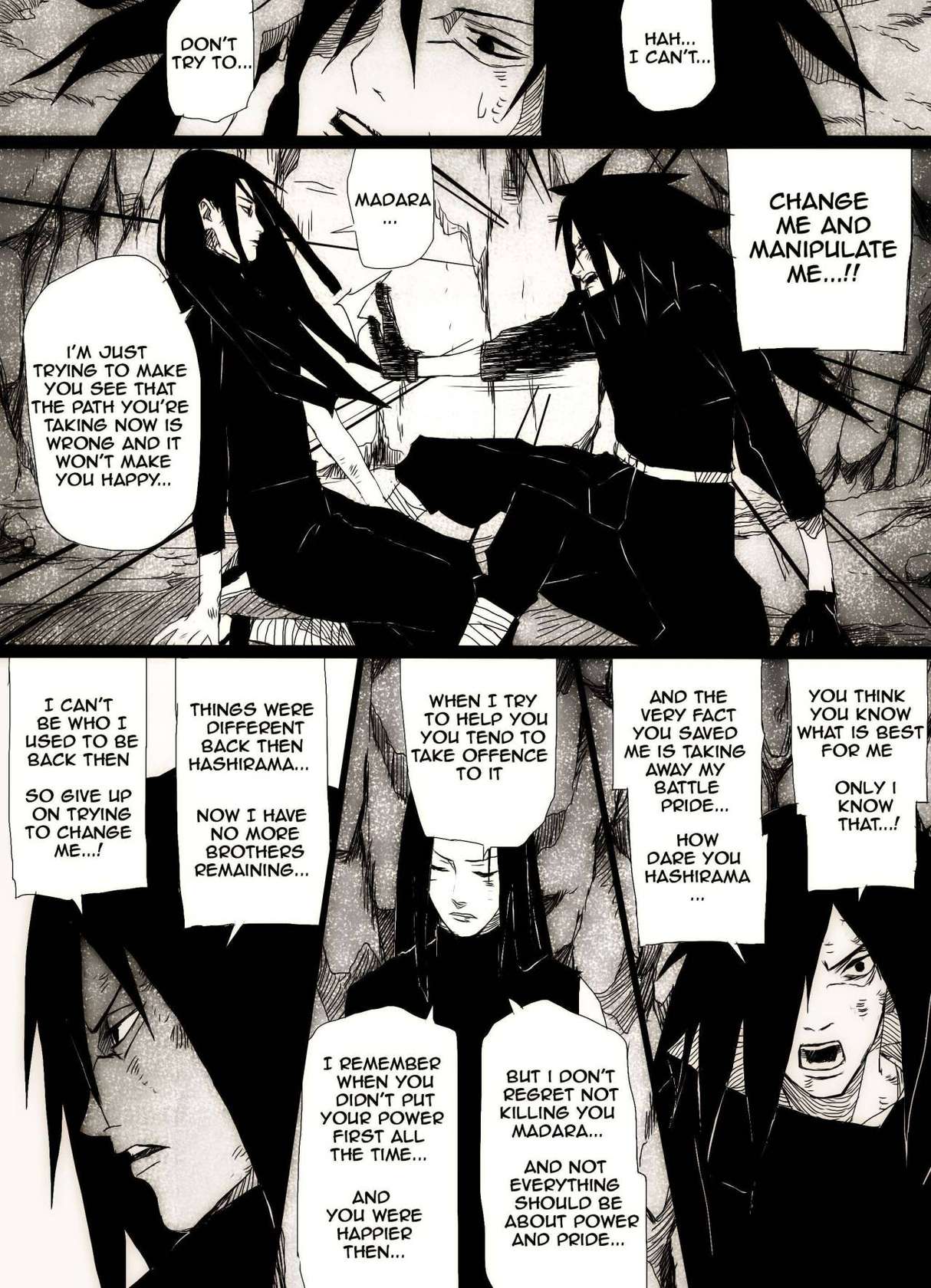 Hashirama x Madara Doujinshi by hachimitsubani