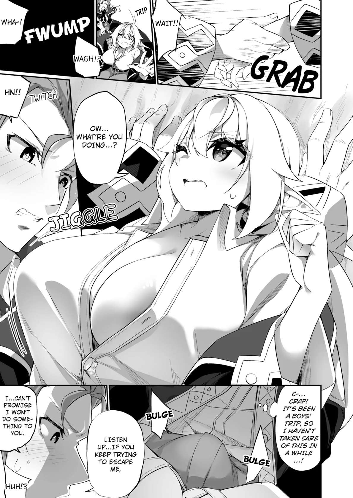 [Slime no Kanmuri (Kanmuri)] ♂ Boukensha-san ga ♀ Elf ni Sarete Shinyuu(Nakama) to Musubareru Hanashi | The Bonding Tale of ♂Adventurer-turned-♀Elf and Her Comrade [English] [Uncensored] [Digital]