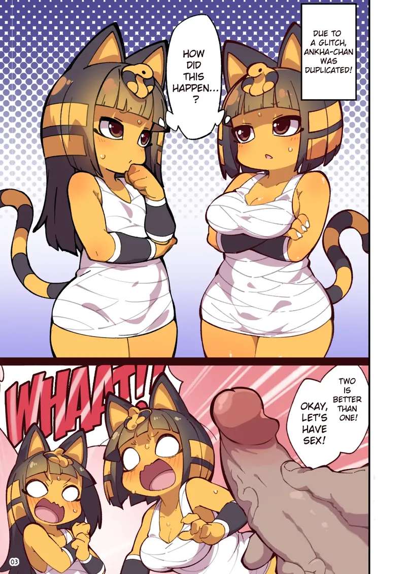 [Fukurou-ya (Fukurou)] Iron na Kakko no Nile-chan to Osesse Suru Hon Re | A book about having sex with Ankha-chan in various outfits (Animal Crossing) [English] [Decensored] [Digital]