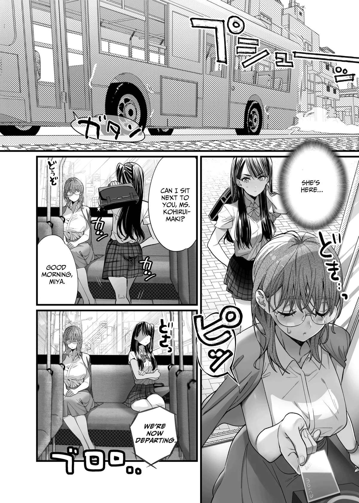 [The Devil You Know (Ihogawa)] Yuri Chikubi Bus Tsuukin ~Onna Kyoushi, Buji Chikubi Ikishi Koakuma JK ni Haiboku~ | Lezzy Nipple Bus Commute ~Female Teacher Defeated By Her Devilish Student~ [English] [IXIA WORKS]