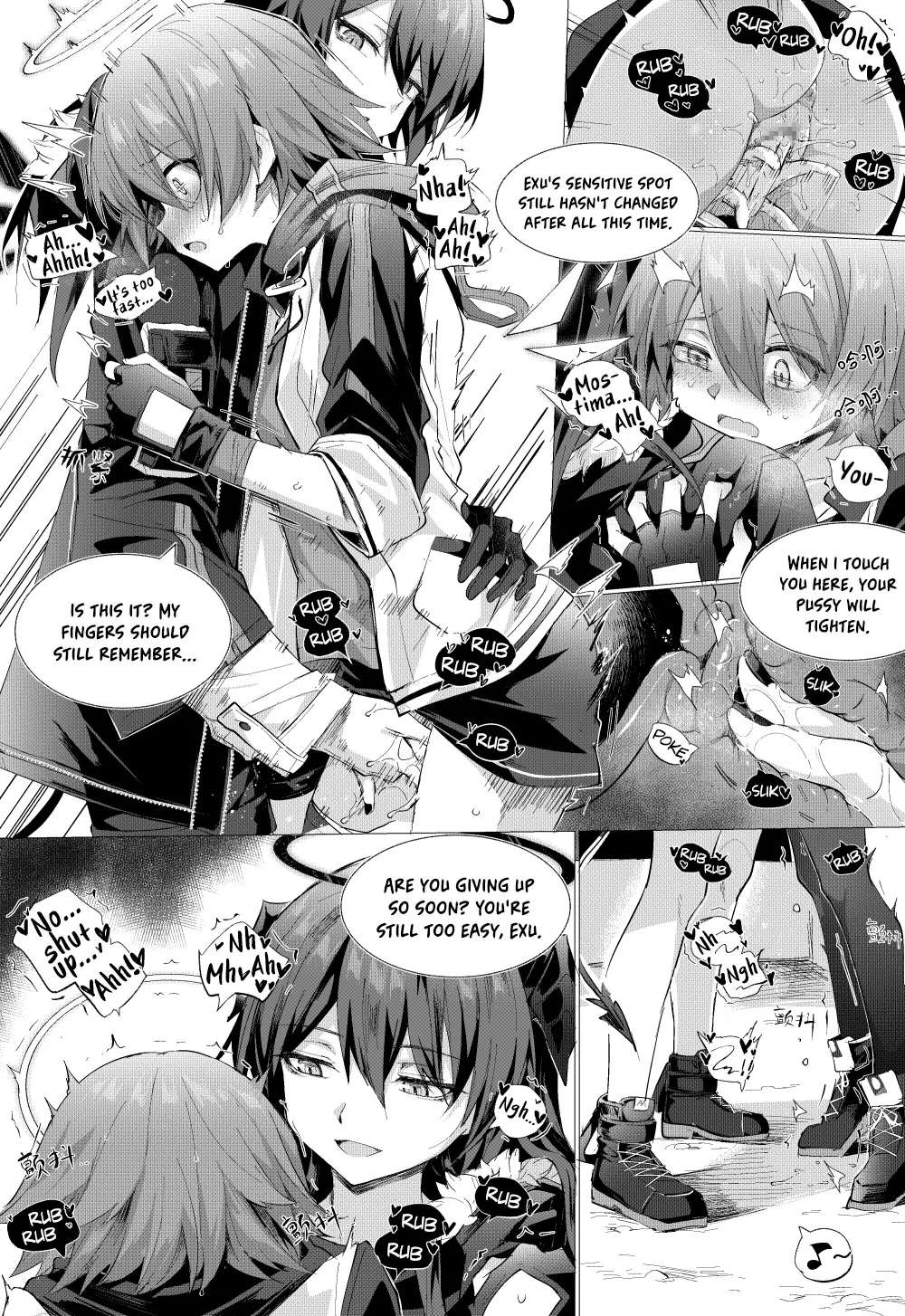 [kataokasan] Mostima x Exusiai Short Story (Arknights) [English] [DKKMD Translations]